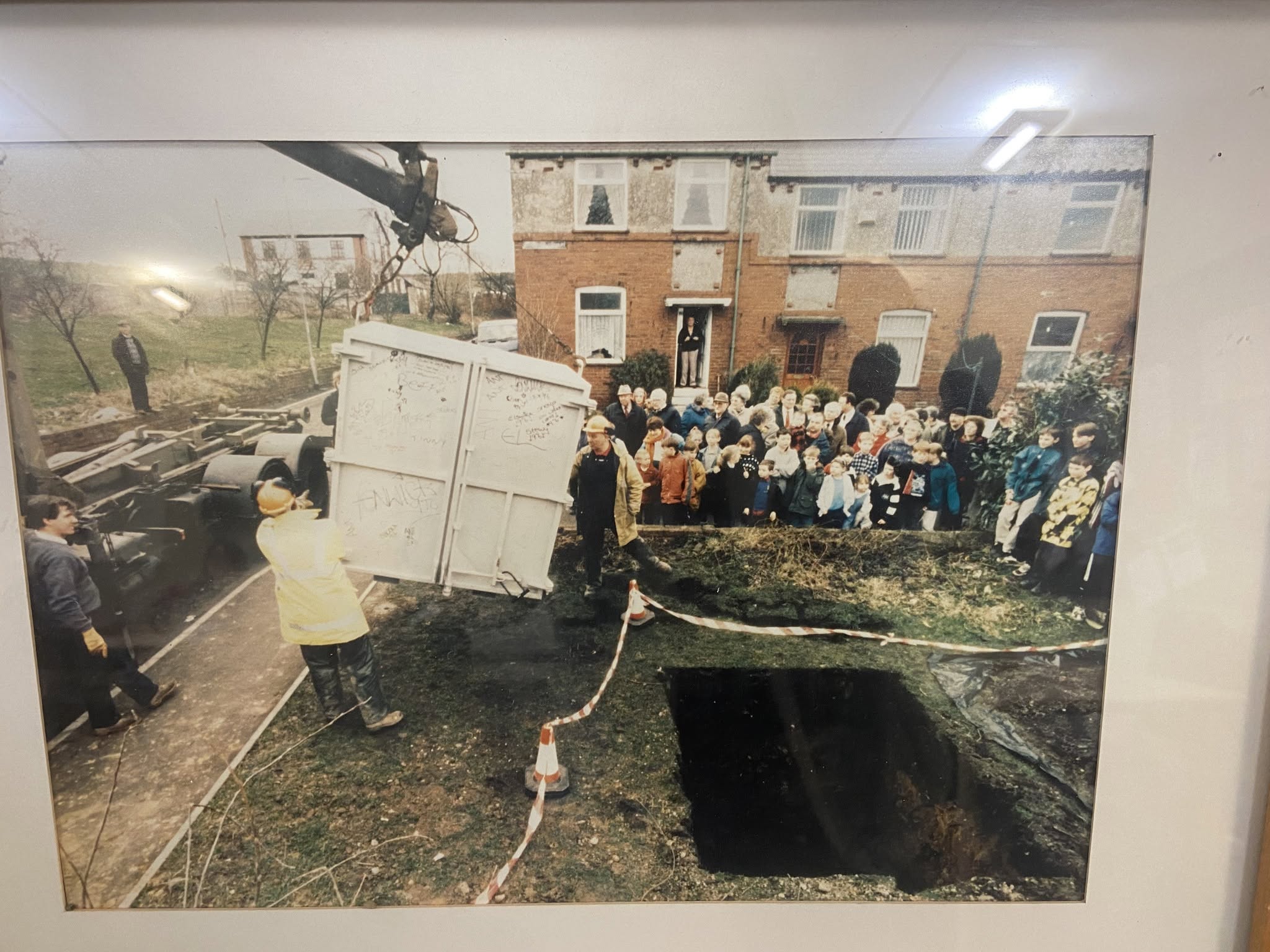 An archive photograph from the Kibblesworth Time Capsule