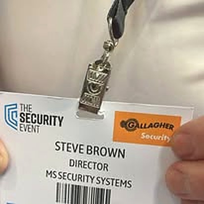 Steve Brown, Director of MS Security Systems, at The Security Event industry show